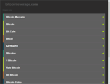 Tablet Screenshot of bitcoinleverage.com